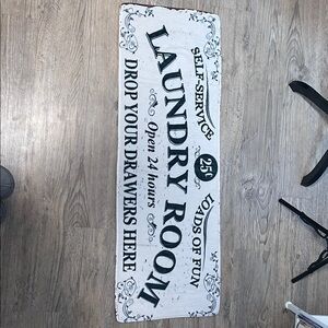 Vintage Style Laundry Room rug